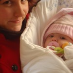 řvoucí miminko a nervózní matka :-)